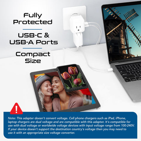 Ceptics Type O Swadapt technology enabling Thailand compatibility for safe plugging
