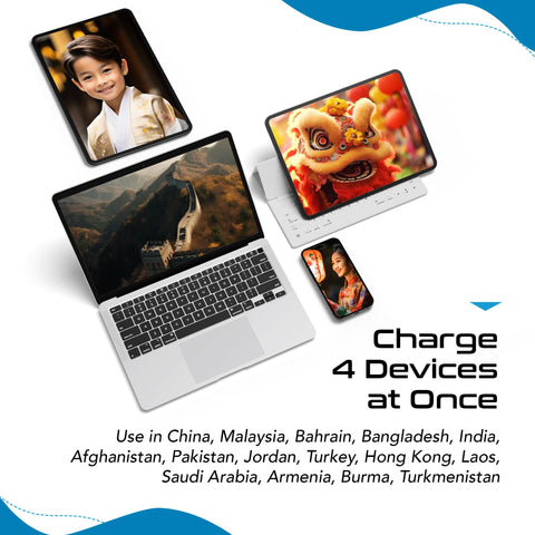 Ceptics adapter with two USA outlets is travel-friendly in hotels.