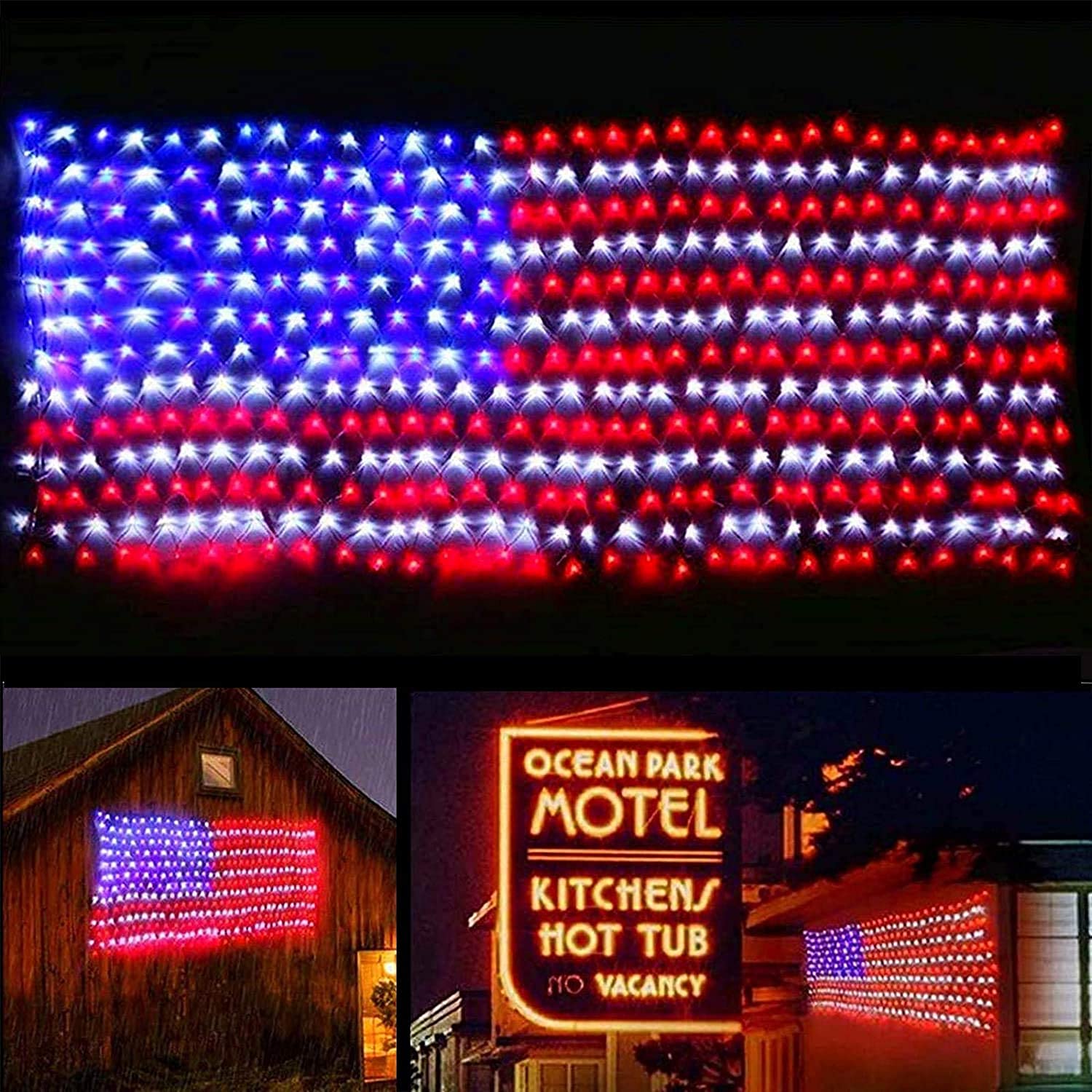 Cerflyer holiday outdoor flag lights for festive decorations.