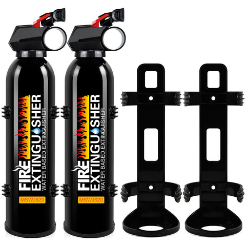Cermug 2Pack fire extinguisher front view shows a compact home safety solution.