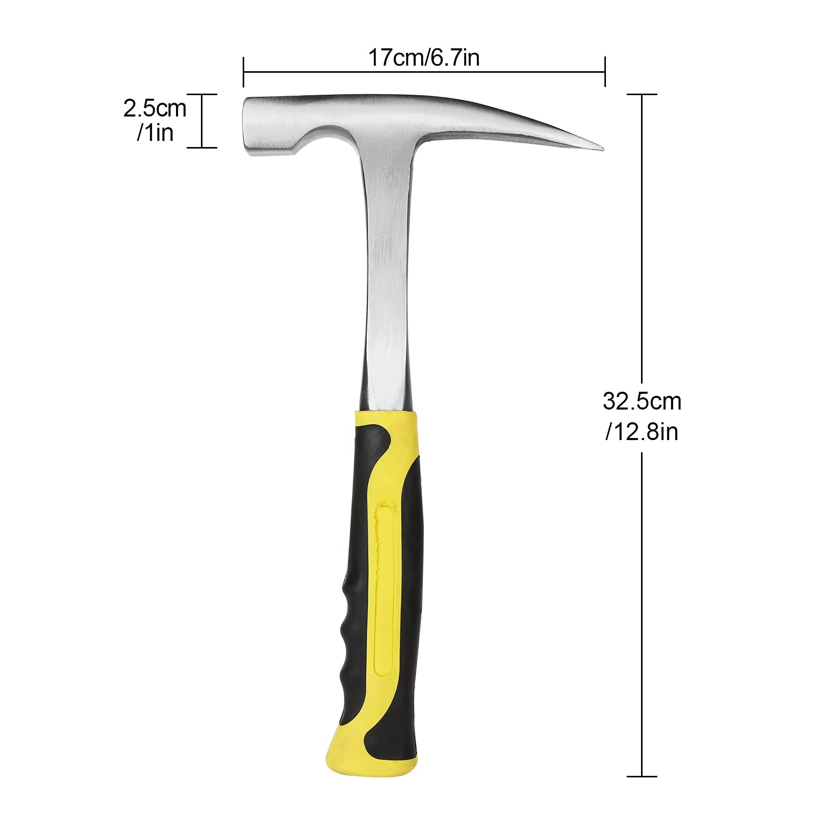 CertBuy geologist-hammer-pointed-tip enables precise rock fracture during fieldwork.