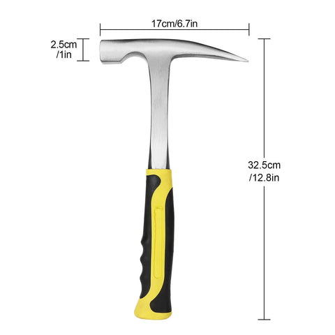 CertBuy geologist-hammer-pointed-tip enables precise rock fracture during fieldwork.