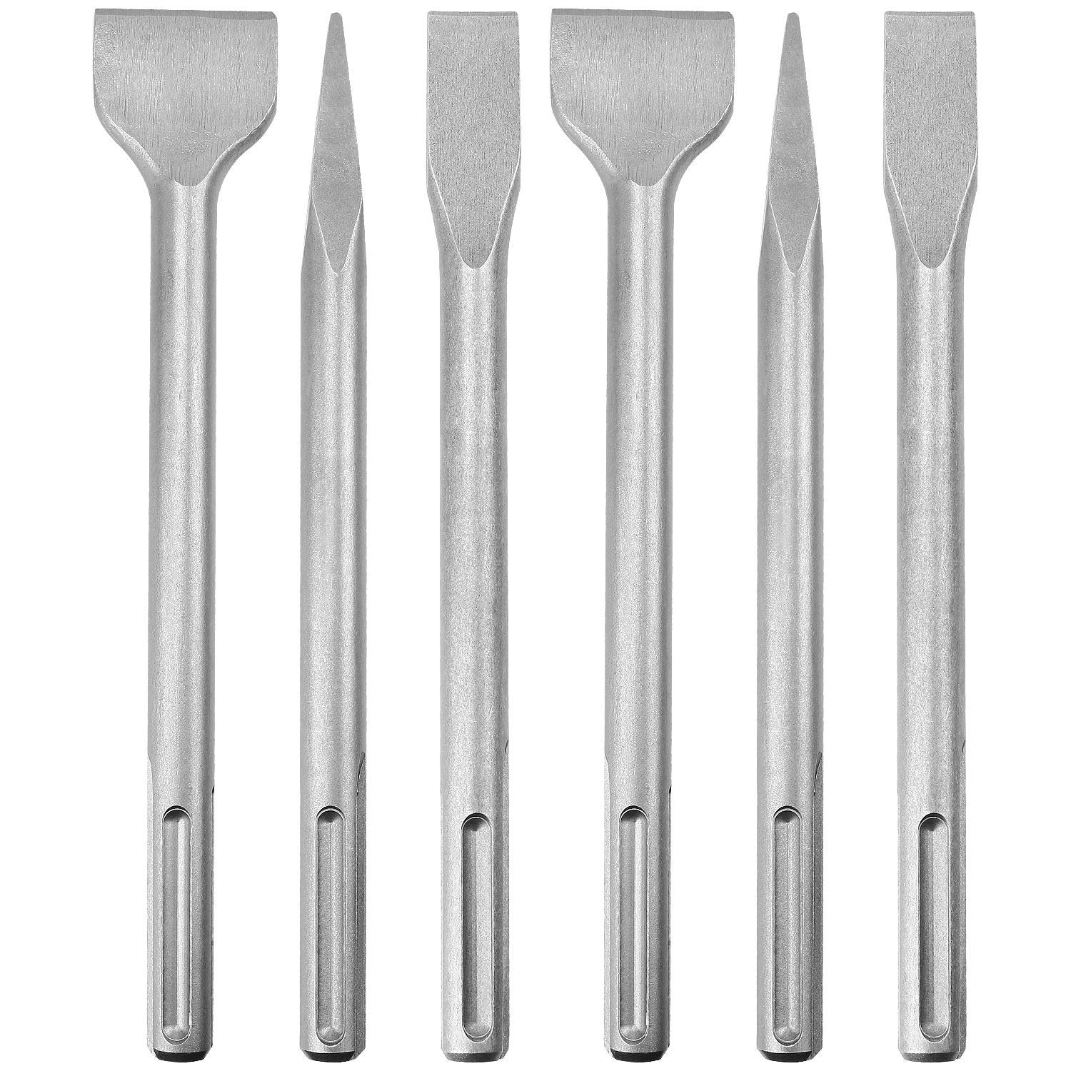 CertBuy SDS Max point chisel 280mm for precise concrete demolition and carving