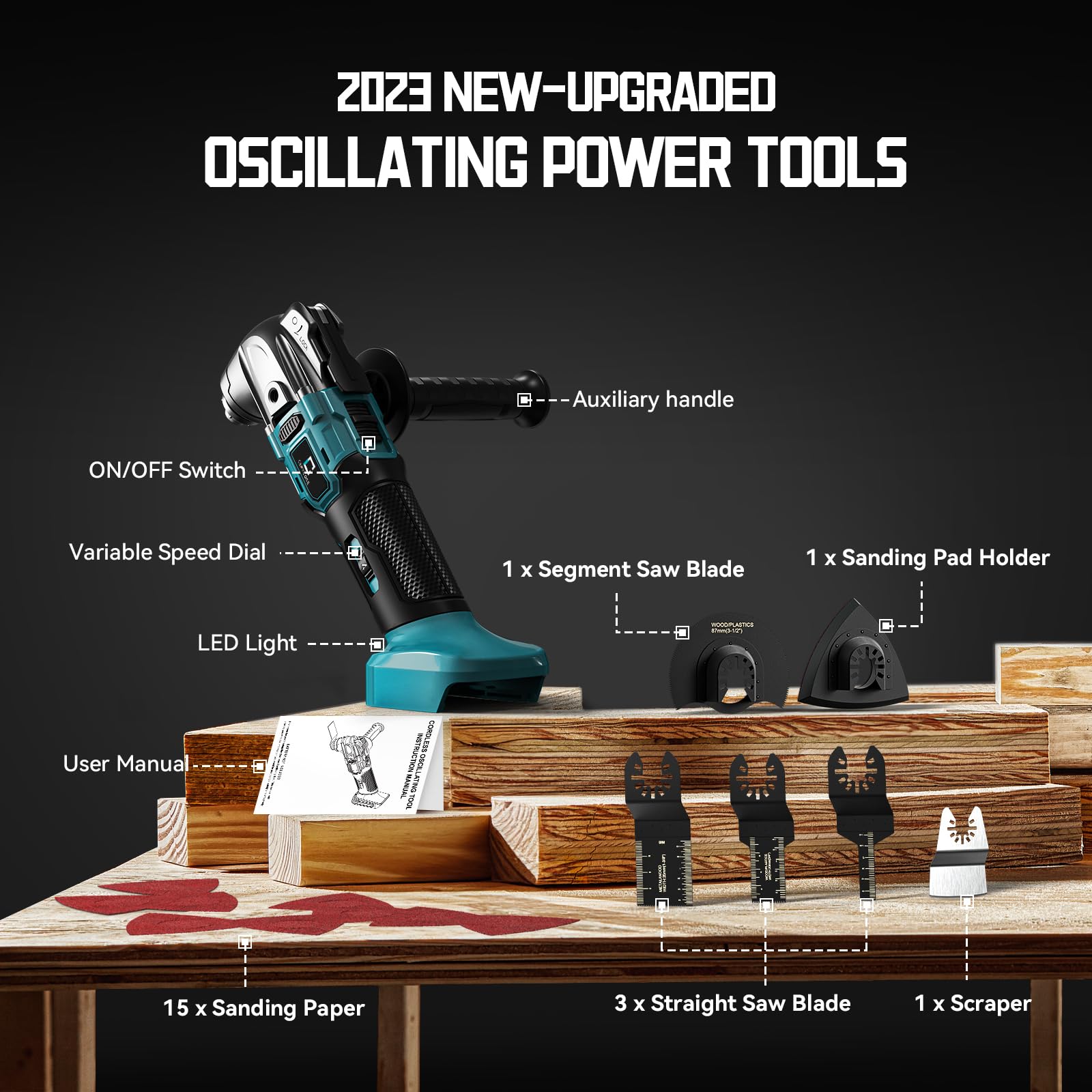 Cerycose tool cuts skirting boards and plastics for tidy results.