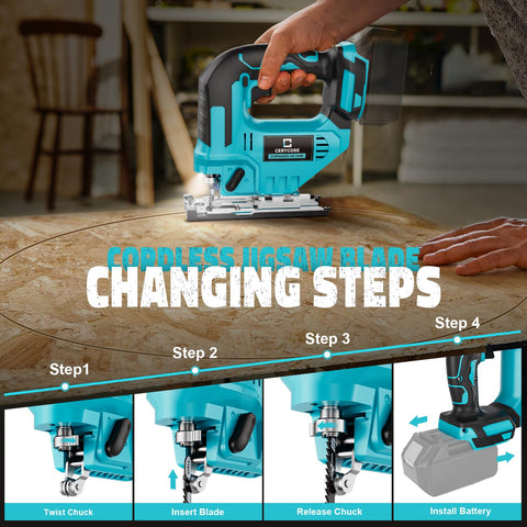 Cerycose Jigsaw compact design fits tight spaces