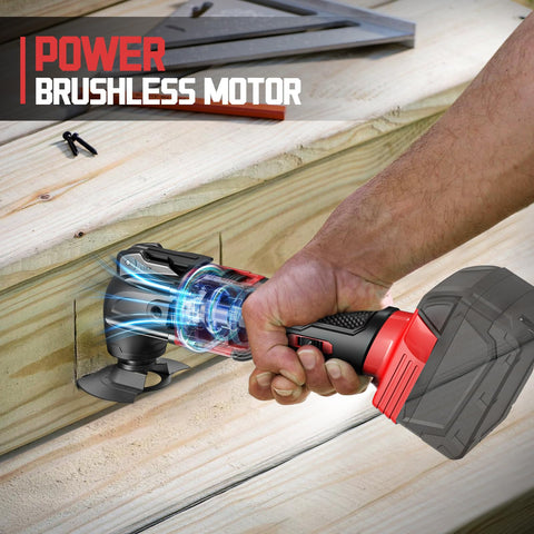 Cerycose versatile kit supports cutting, sanding, and scraping tasks.