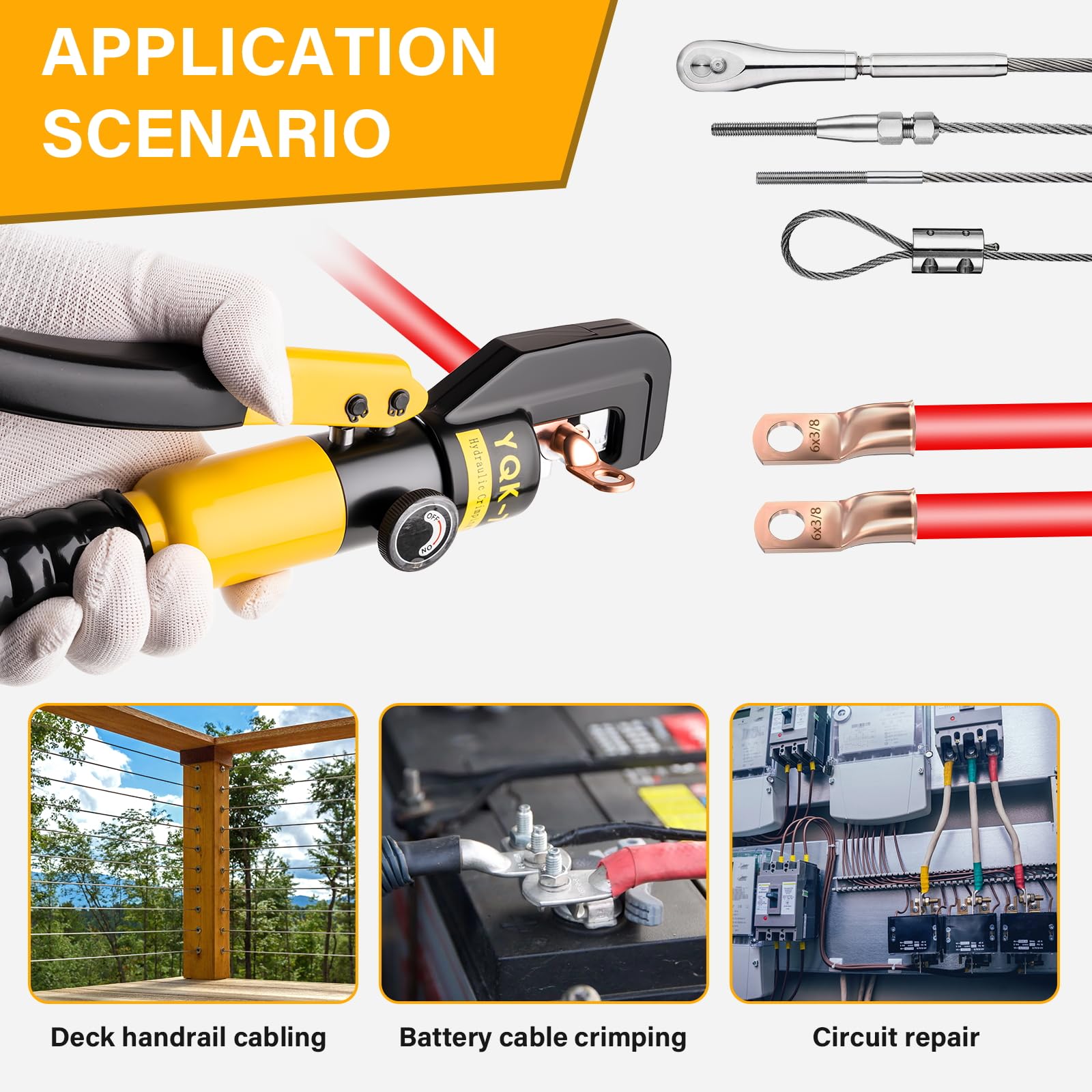 Cesilili carrying case with tool and dies for organized storage on site.