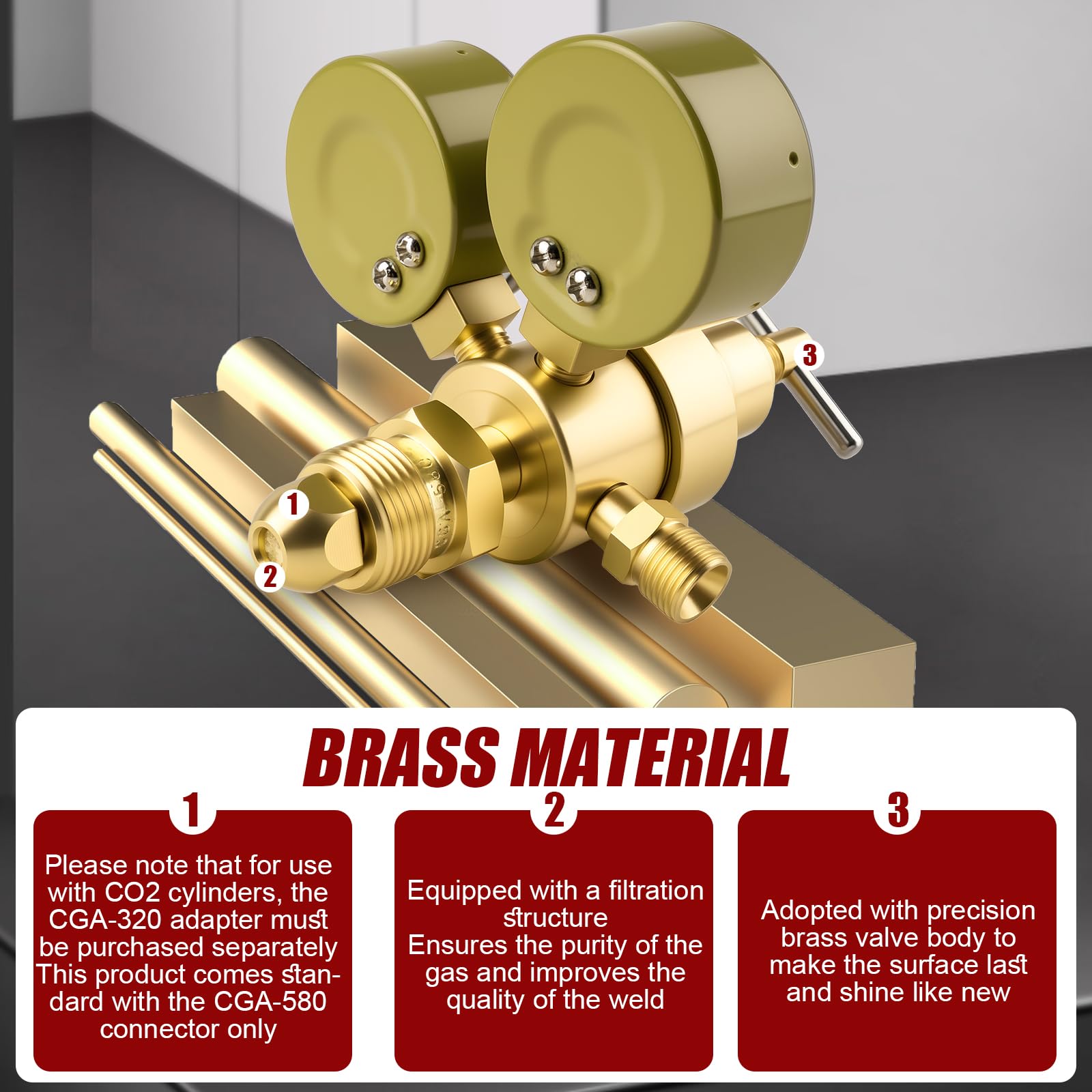 Cesilili filtration feature reduces impurities for cleaner gas flow