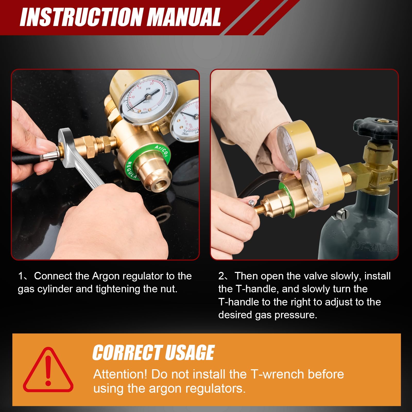 Cesilili welding gas hose 6.6ft provides flexible reach for MIG/TIG setups
