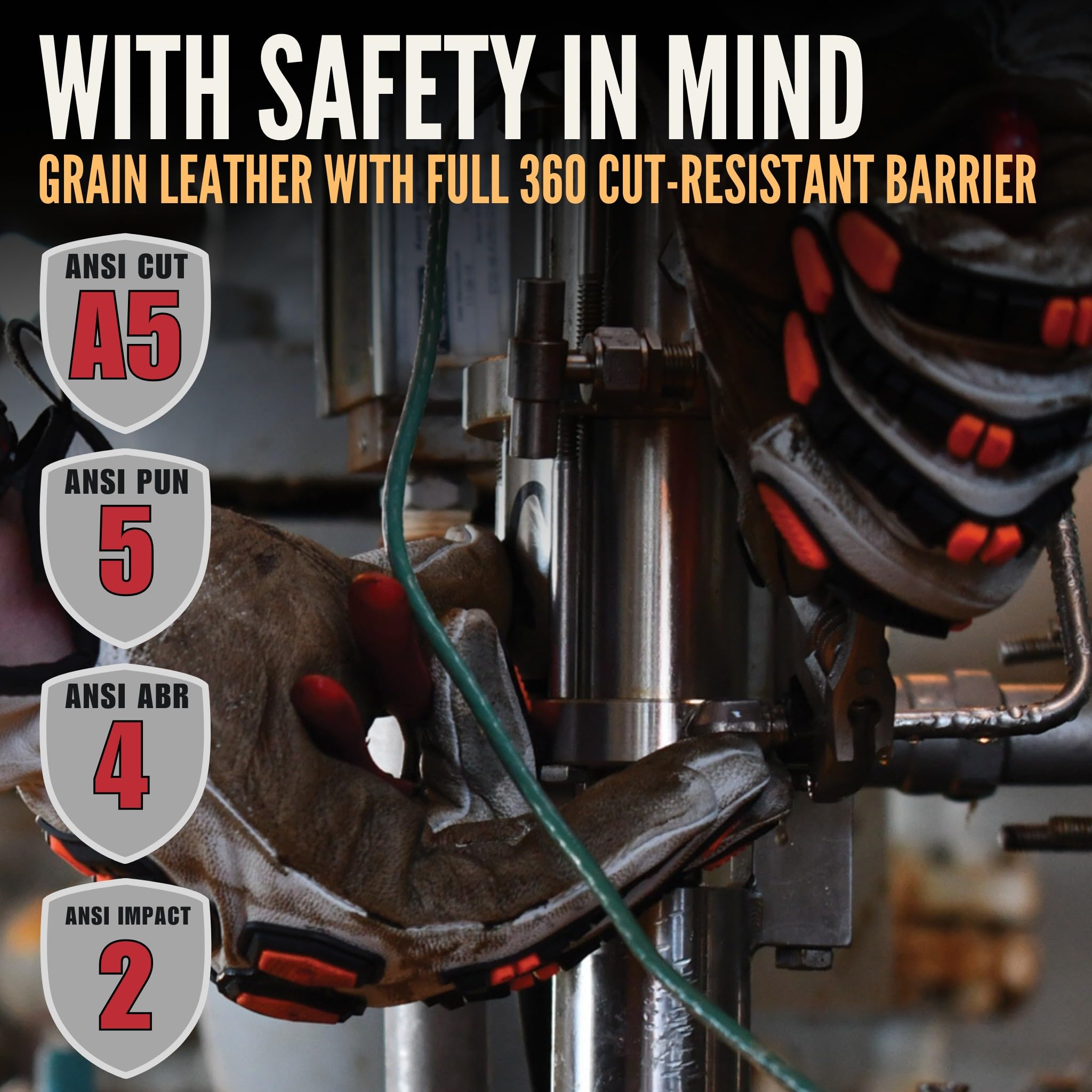 Cestus 3219 full-360 cut barrier for added protection on site tasks