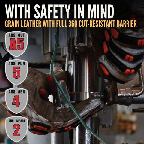 Cestus 3219 full-360 cut barrier for added protection on site tasks