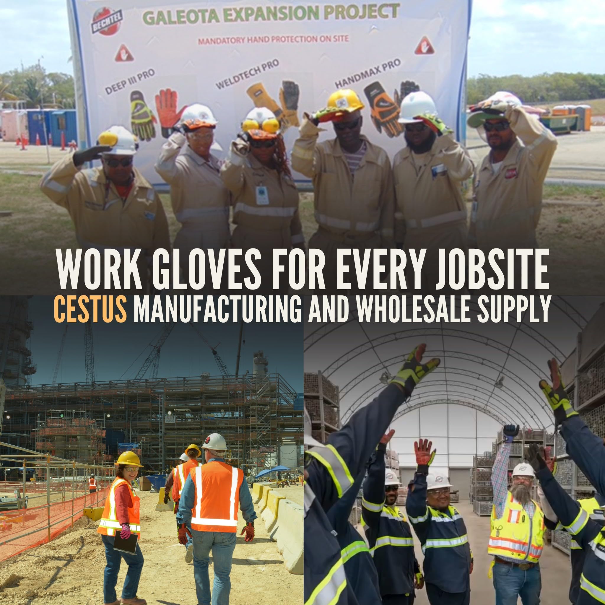 Cestus 5207 glove model suited for firefighter cold rescue tasks.