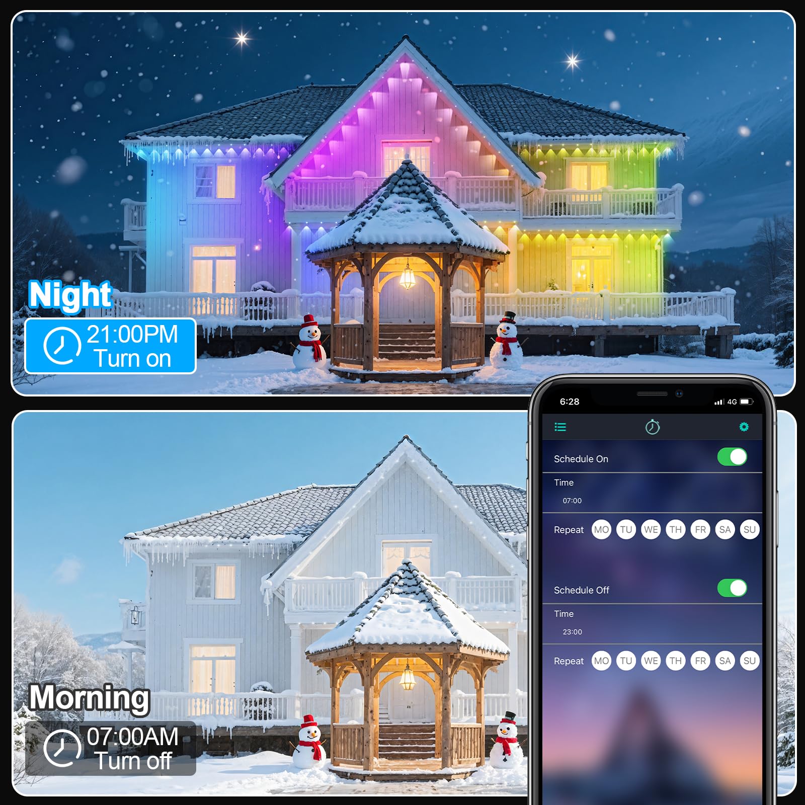 CETELUMA all-season durability keeps outdoor lighting reliable and appealing.