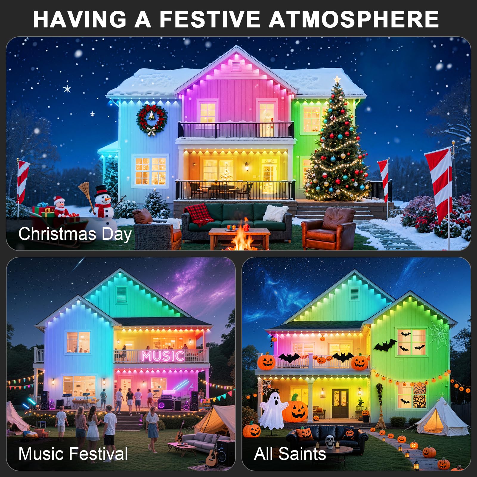 CETELUMA DIY scenes let you craft personalized color and flash effects.
