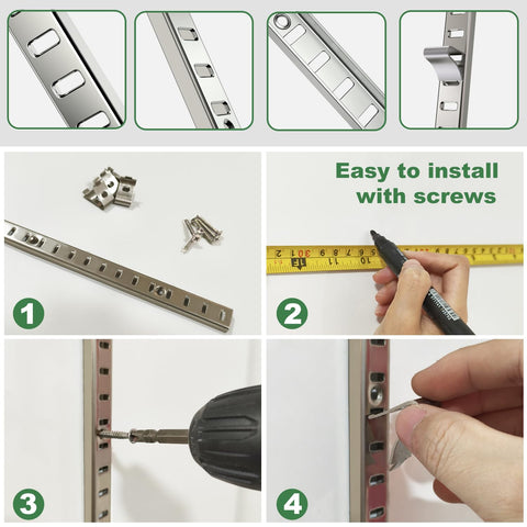 Cevicant shelf clips included enable quick, secure assembly