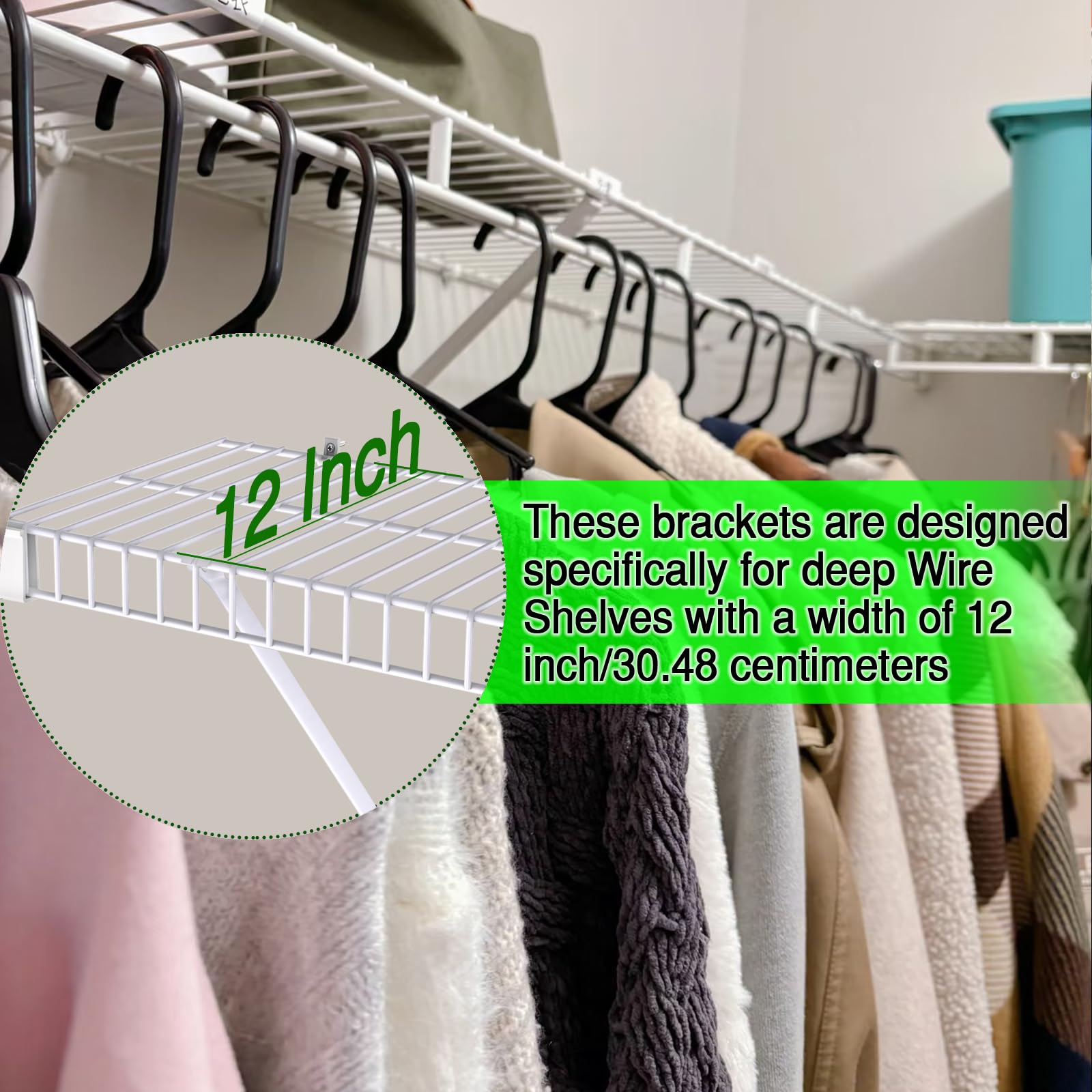 CEVICANT wall-mount installation shown for closet or cabinet use