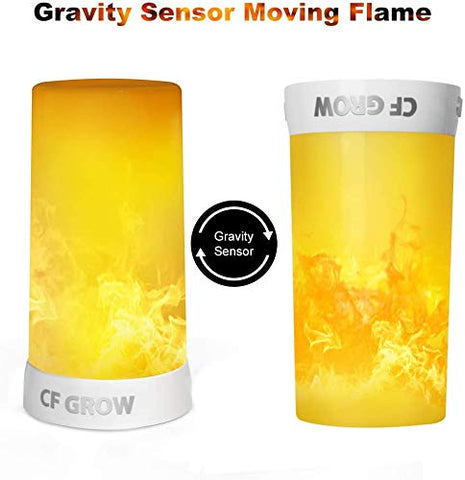 CFGROW two-pack LED candles ideal for weddings, bars, and dinners.