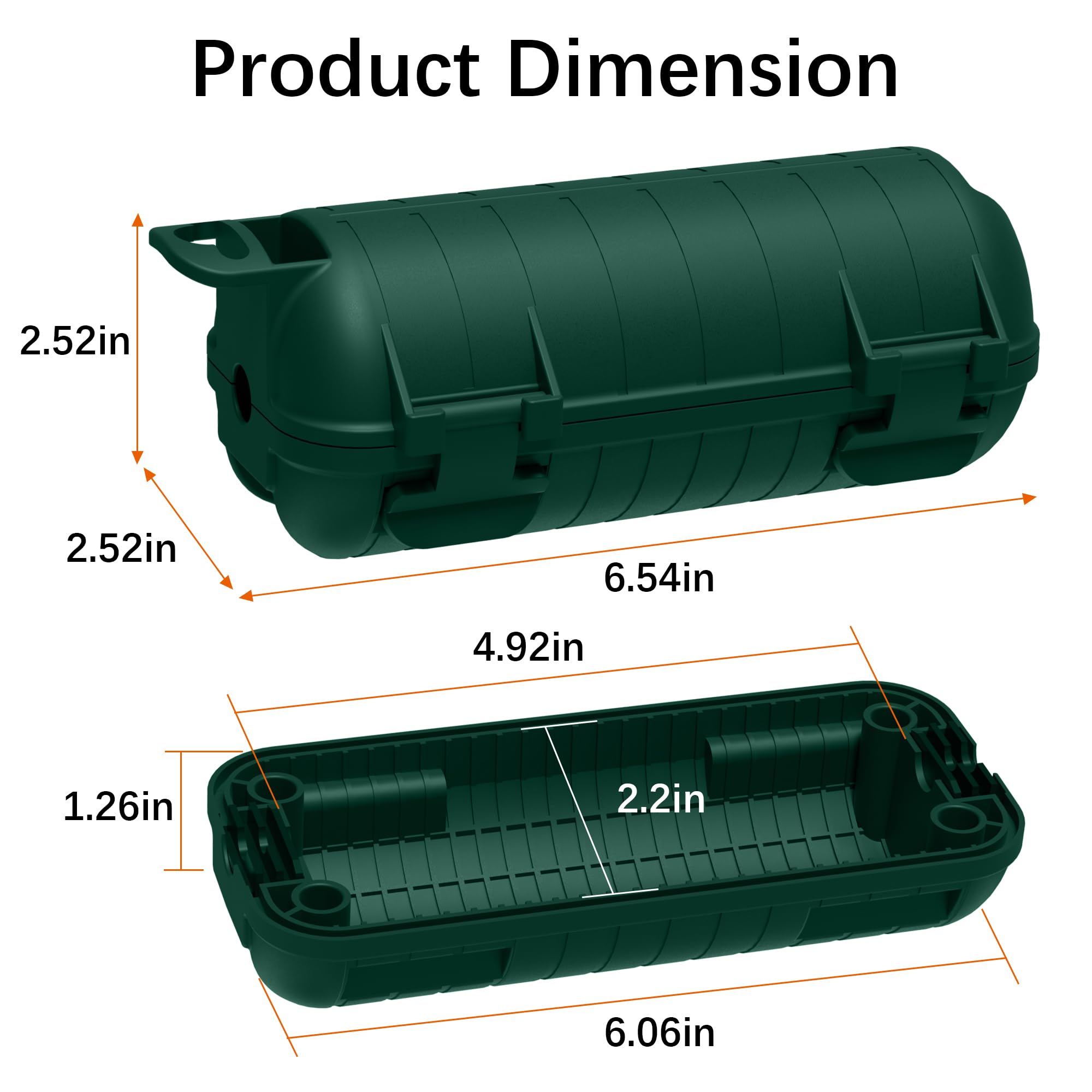 CFMASTER green cord cover with hanger design for trees or walls.