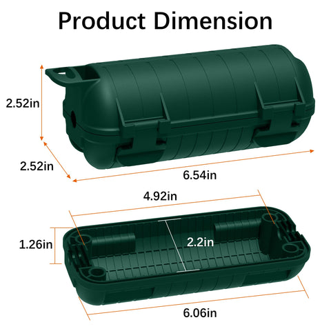 CFMASTER green cord cover with hanger design for trees or walls.