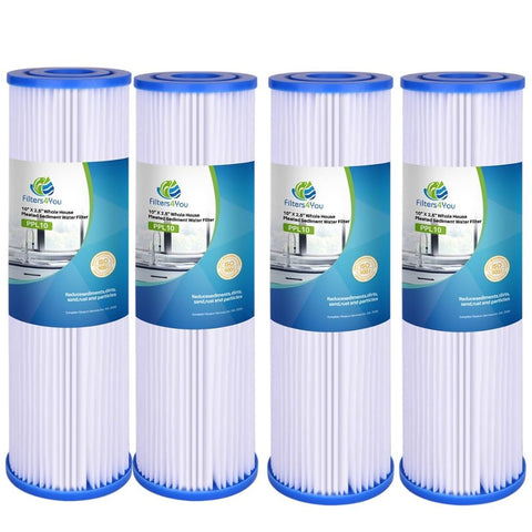 CFS 4-pack pleated polyester filters in packaging, ready for W34-PR systems.