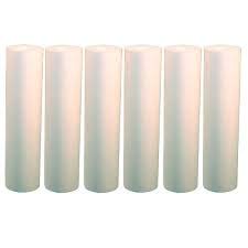CFS 6-pack sediment filter cartridges for GE systems, improves water clarity and taste.