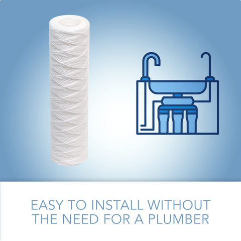 CFS six-pack compatible with most 10-inch RO and whole-house systems