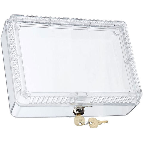 Honeywell Home CG512A1009 guard with clear acrylic lid resists yellowing.