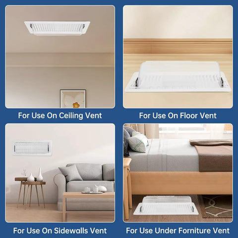 CH24Globall easy-installation vent deflector stays securely with strong magnets.
