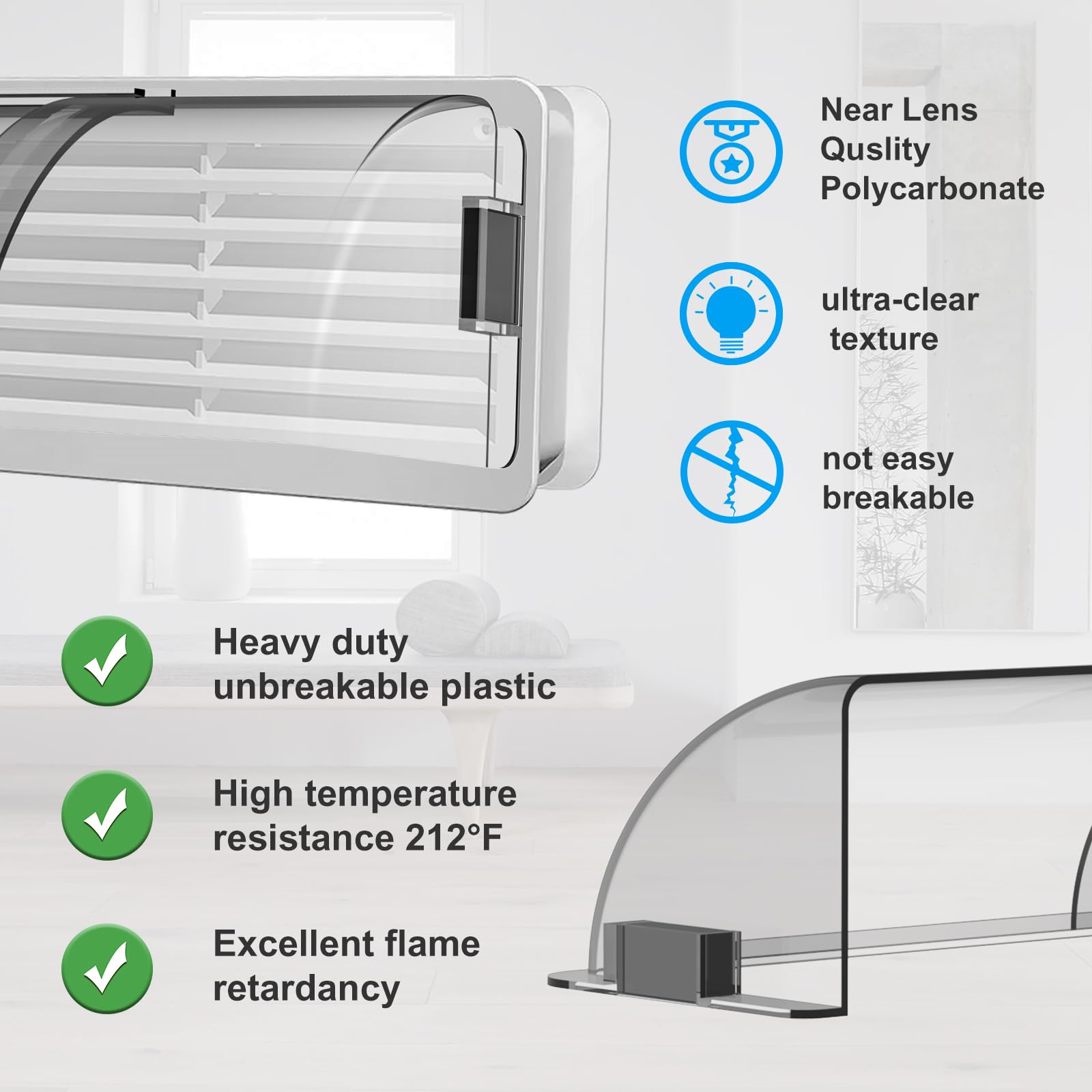 CH24Globall vent deflector on sidewall vent provides flexible airflow management.