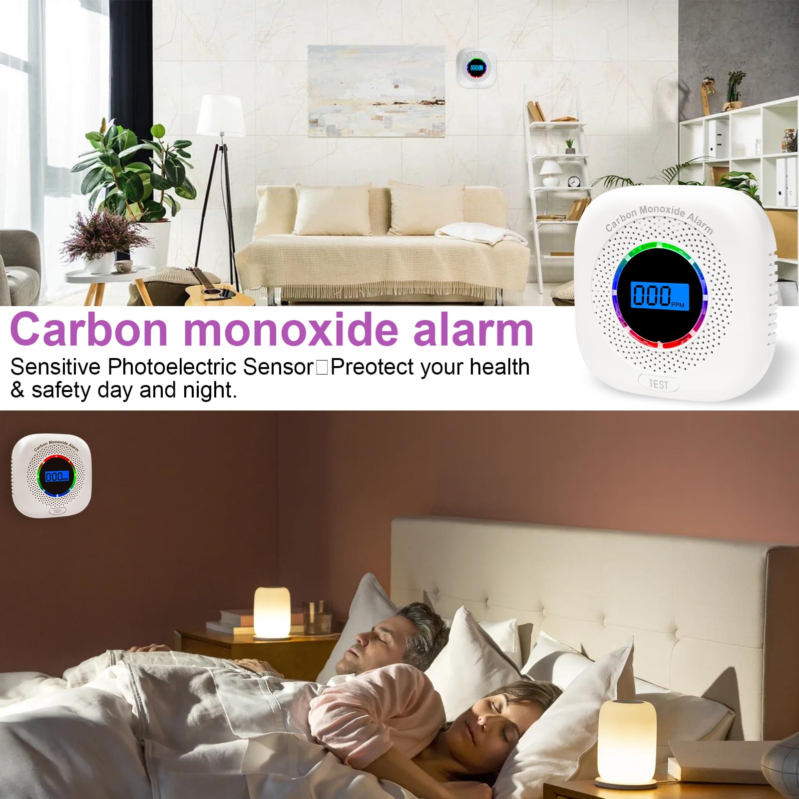 Chagasort travel-friendly CO detector for on-the-go monitoring.