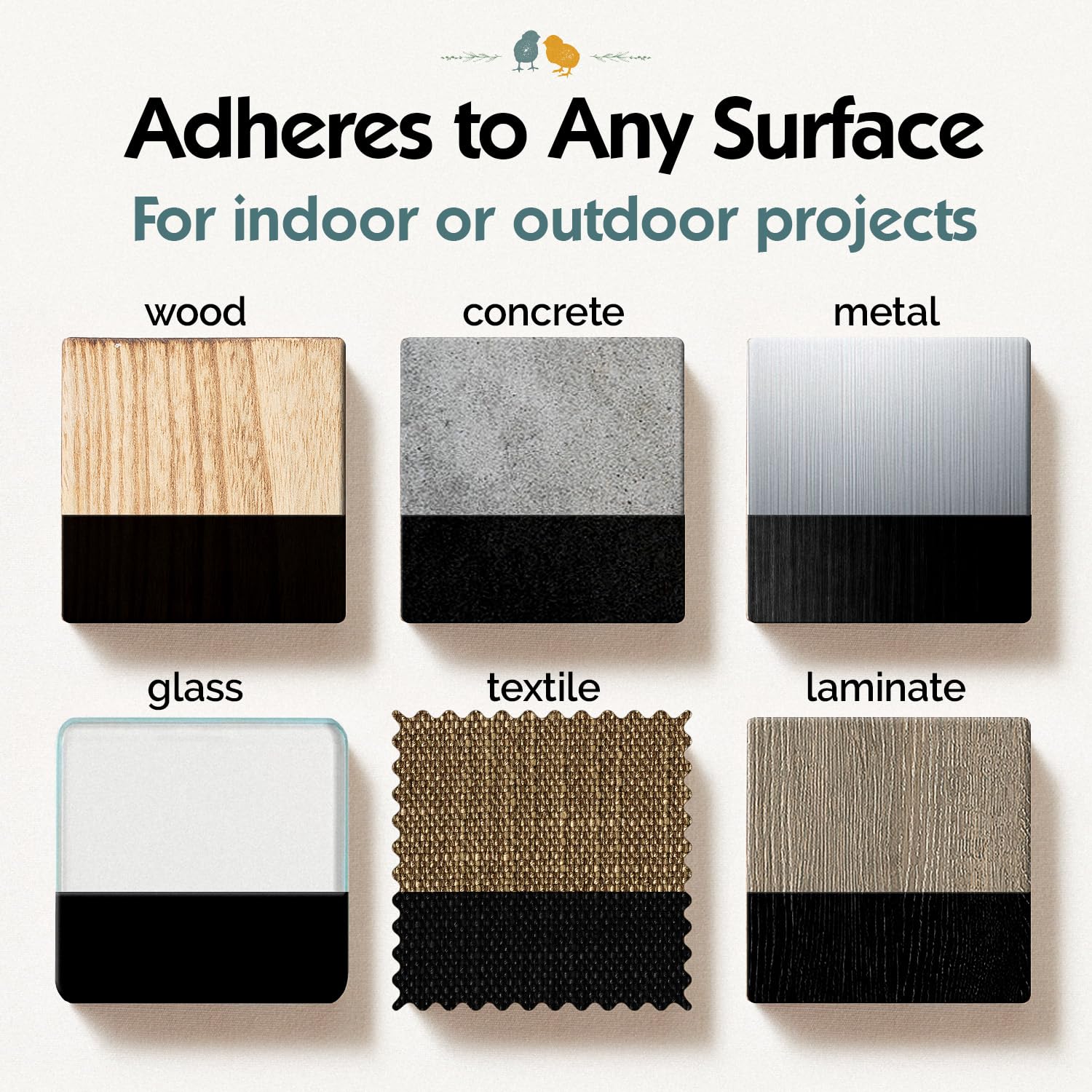 Wood furniture paint application swatch demonstrates smooth matte finish by Chalky Chicks.