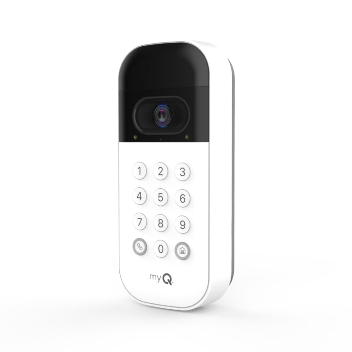 CHAMBERLAIN myQ Video Keypad wide-angle camera provides full garage view for monitoring