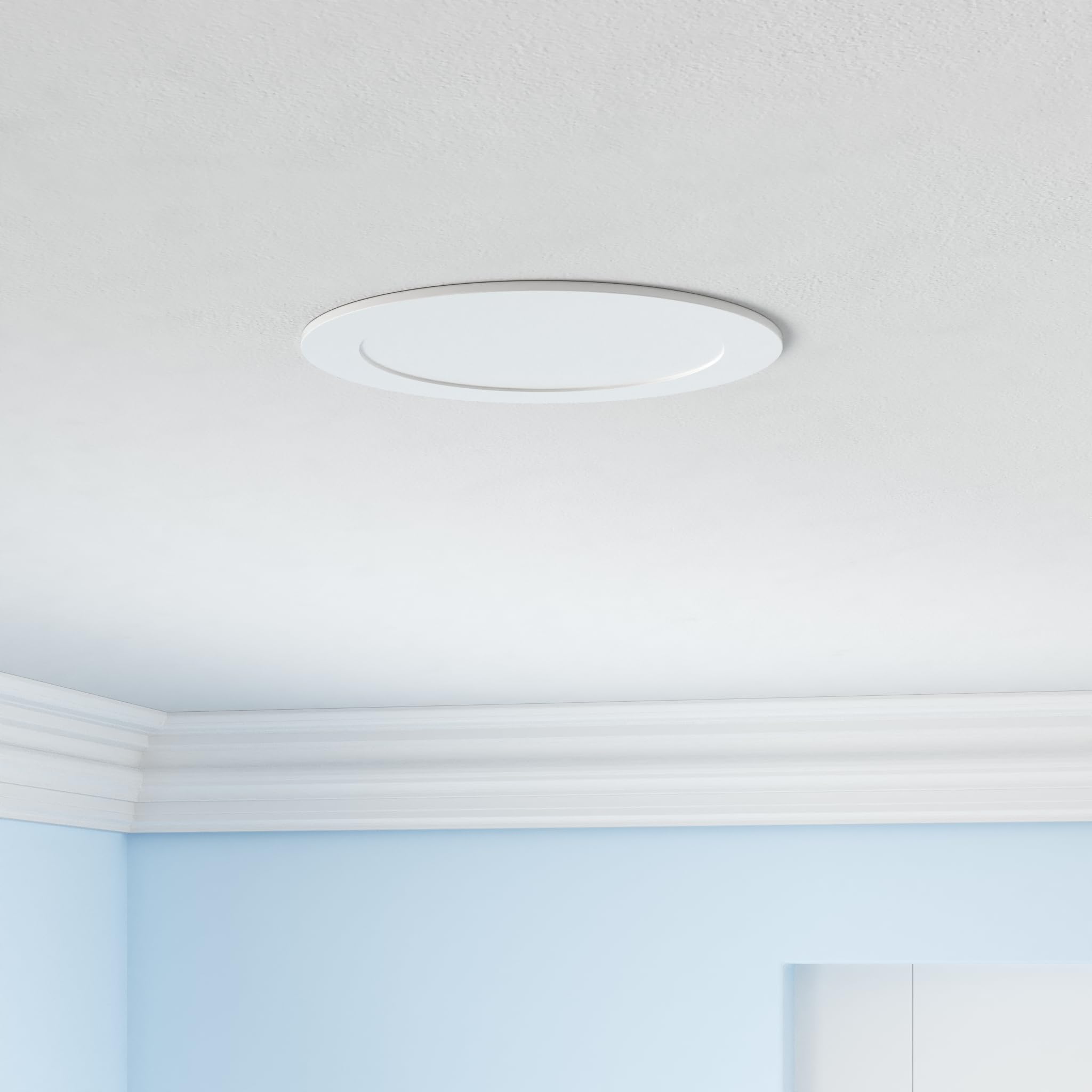 ChangM smart recessed light ceiling installation showing easy in-ceiling fit.