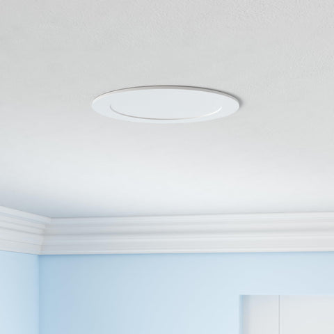 ChangM smart recessed light ceiling installation showing easy in-ceiling fit.