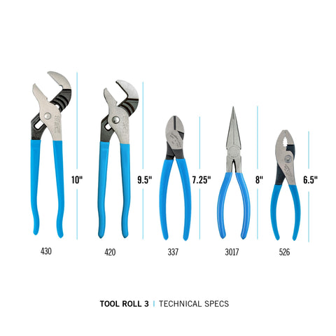 ChannelLock 10-inch tongue and groove plier shows rugged teeth for a strong grip.