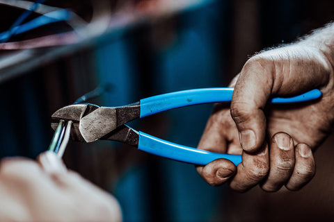 Channellock 338 jaw close-up highlighting high-carbon drop forged steel