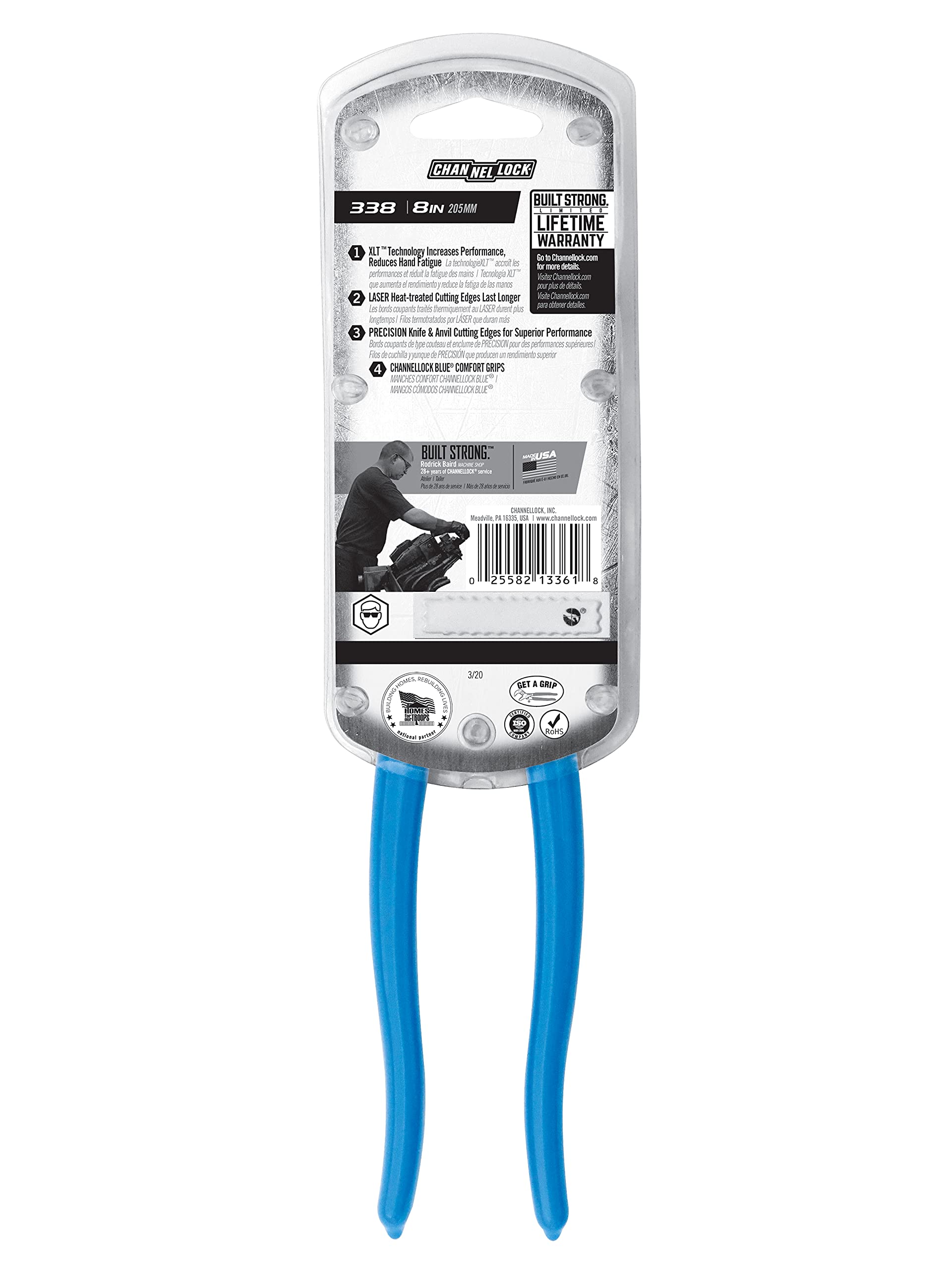 Channellock 338 USA-made craftsmanship and durable construction