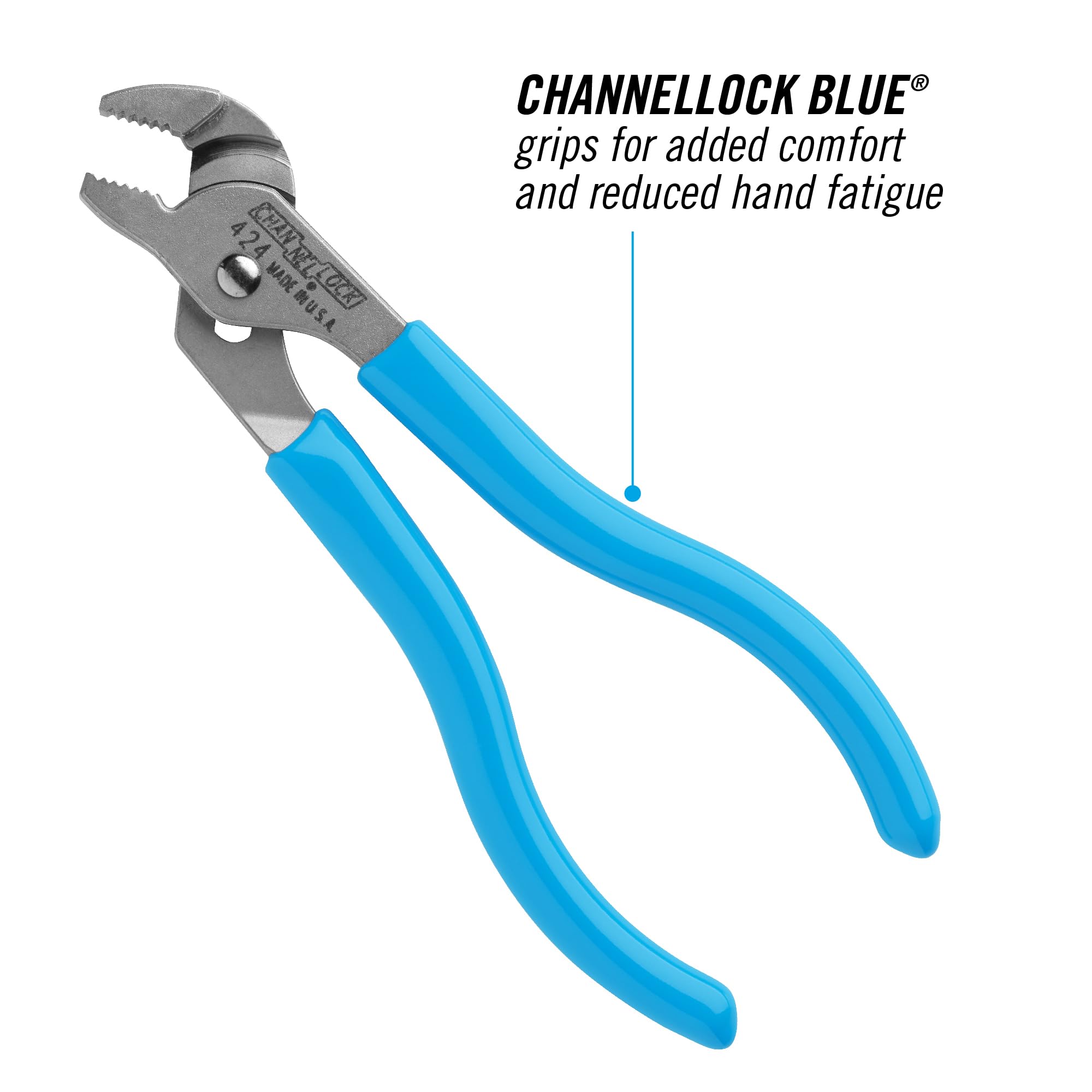 Channellock 424 blue comfort grips for comfortable handling