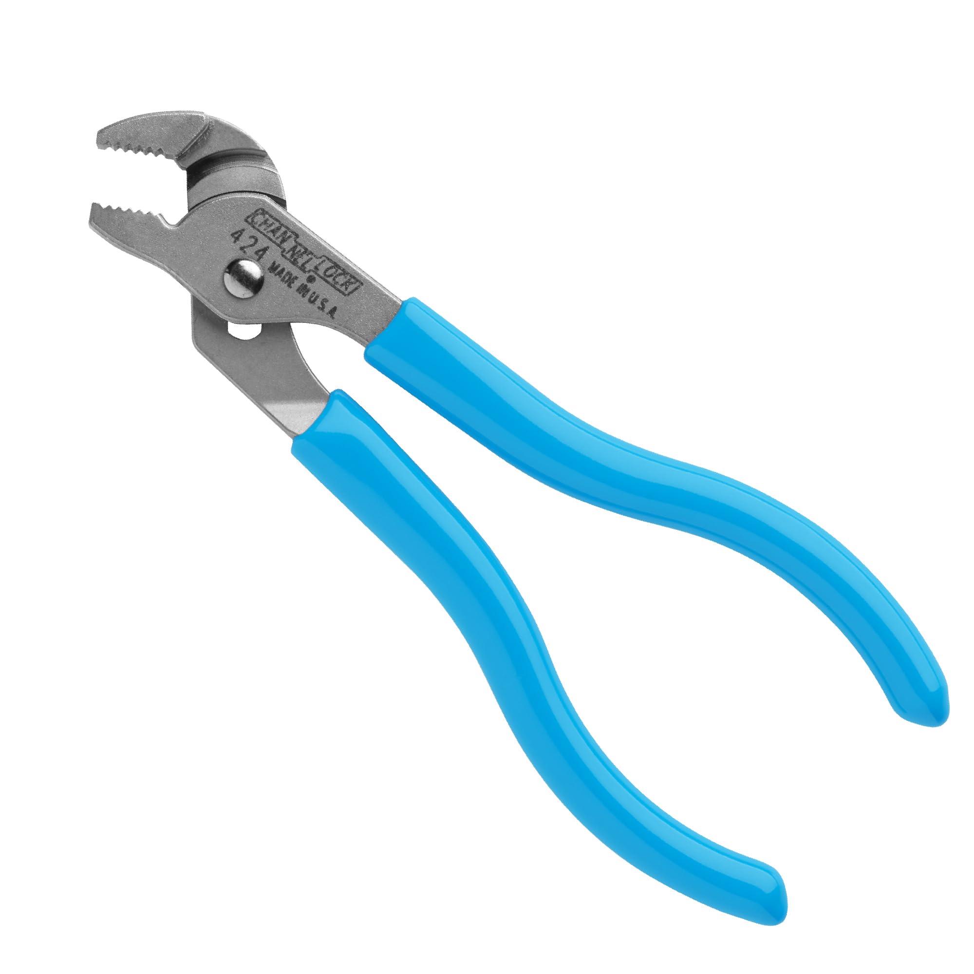 Channellock 424 made in USA badge highlights craftsmanship