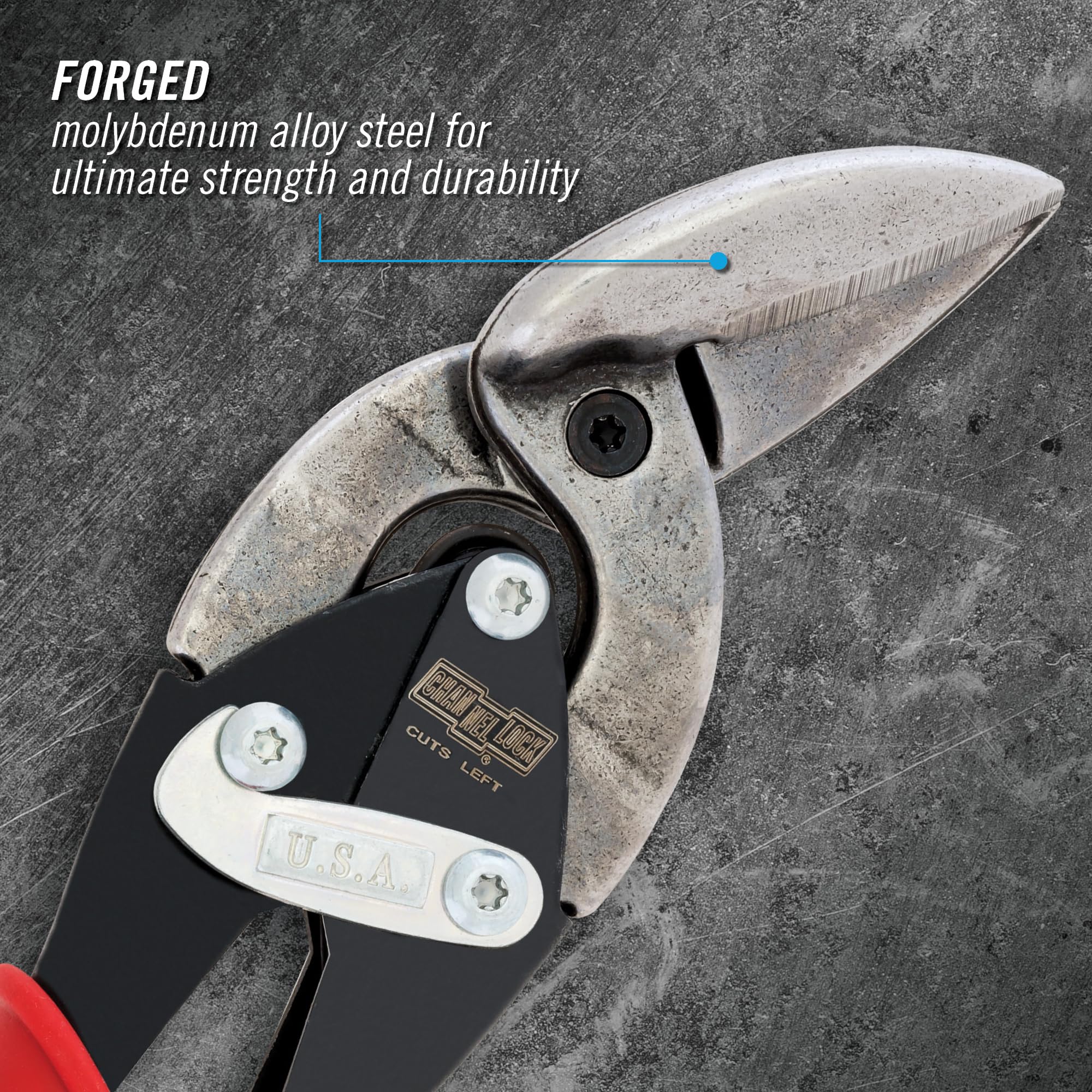 Channellock 610FL ergonomic grip reduces hand fatigue during use