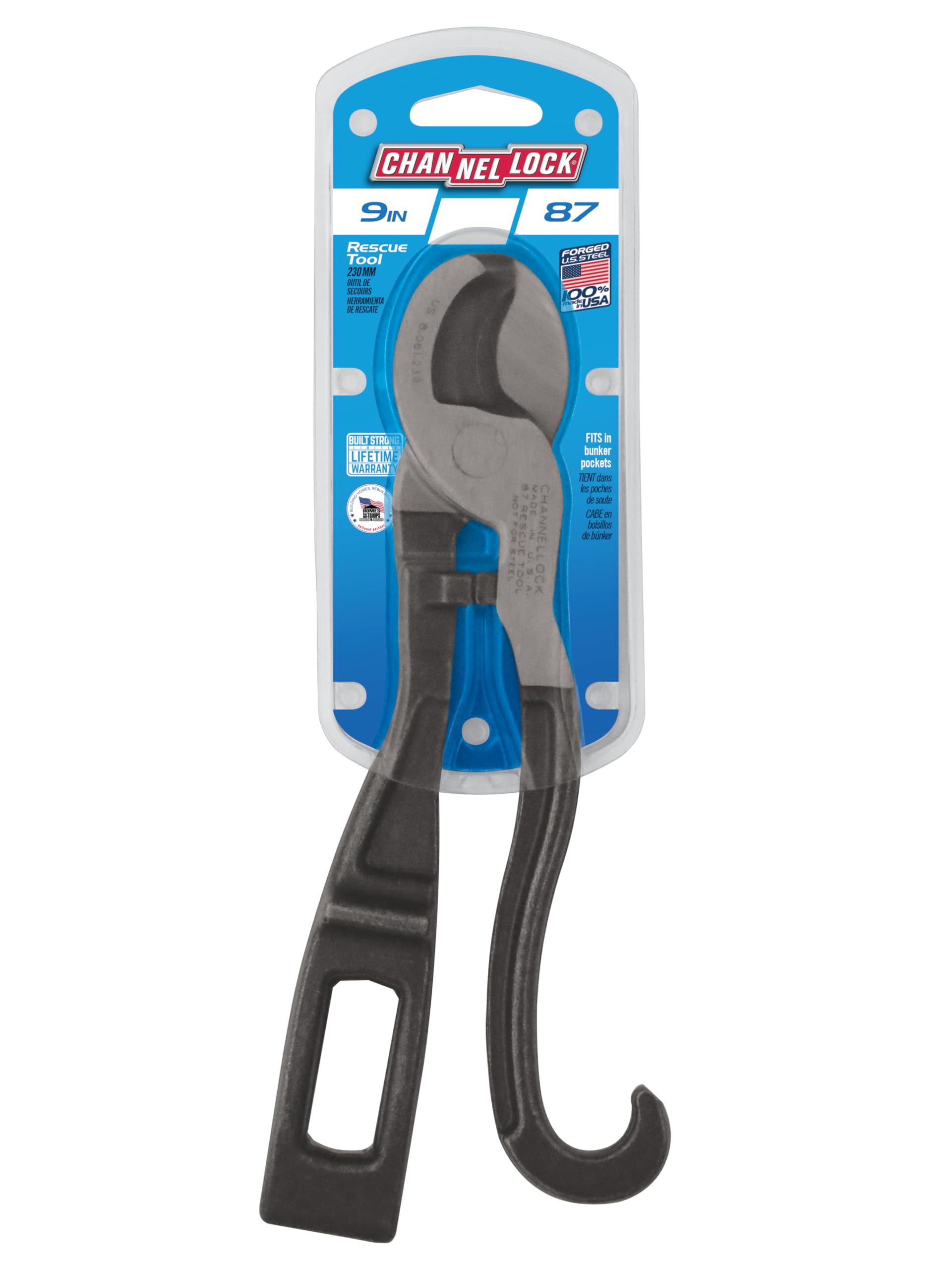 Rescue Tool from Channellock loosens hose couplings with a firm grip.