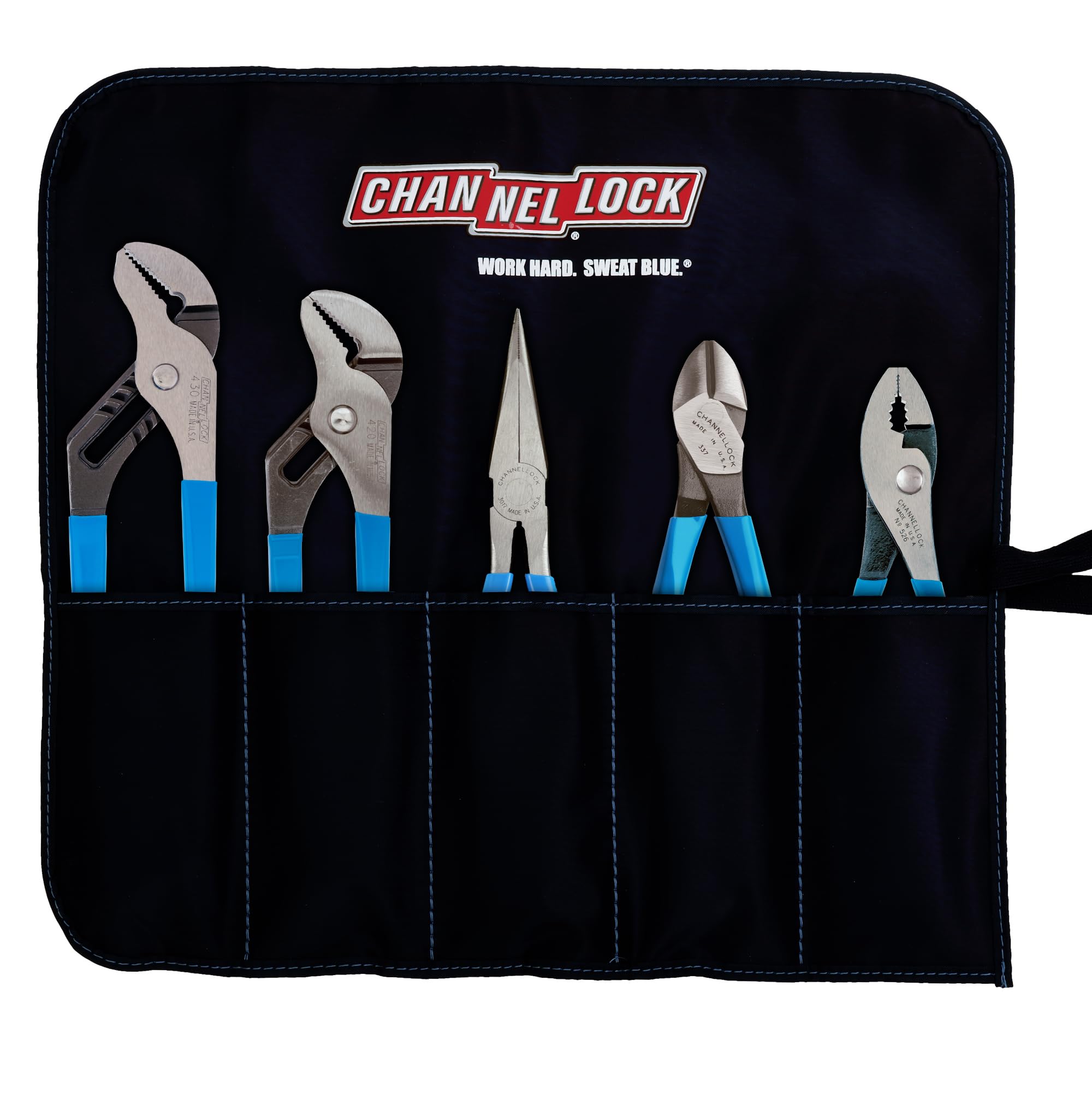 ChannelLock 9.5-inch tongue and groove plier delivers secure grip and long-lasting performance.