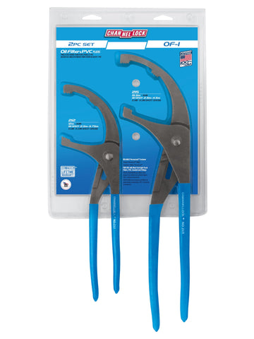 Channellock OF-1 15-inch oil filter plier designed for stubborn filters on trucks and SUVs