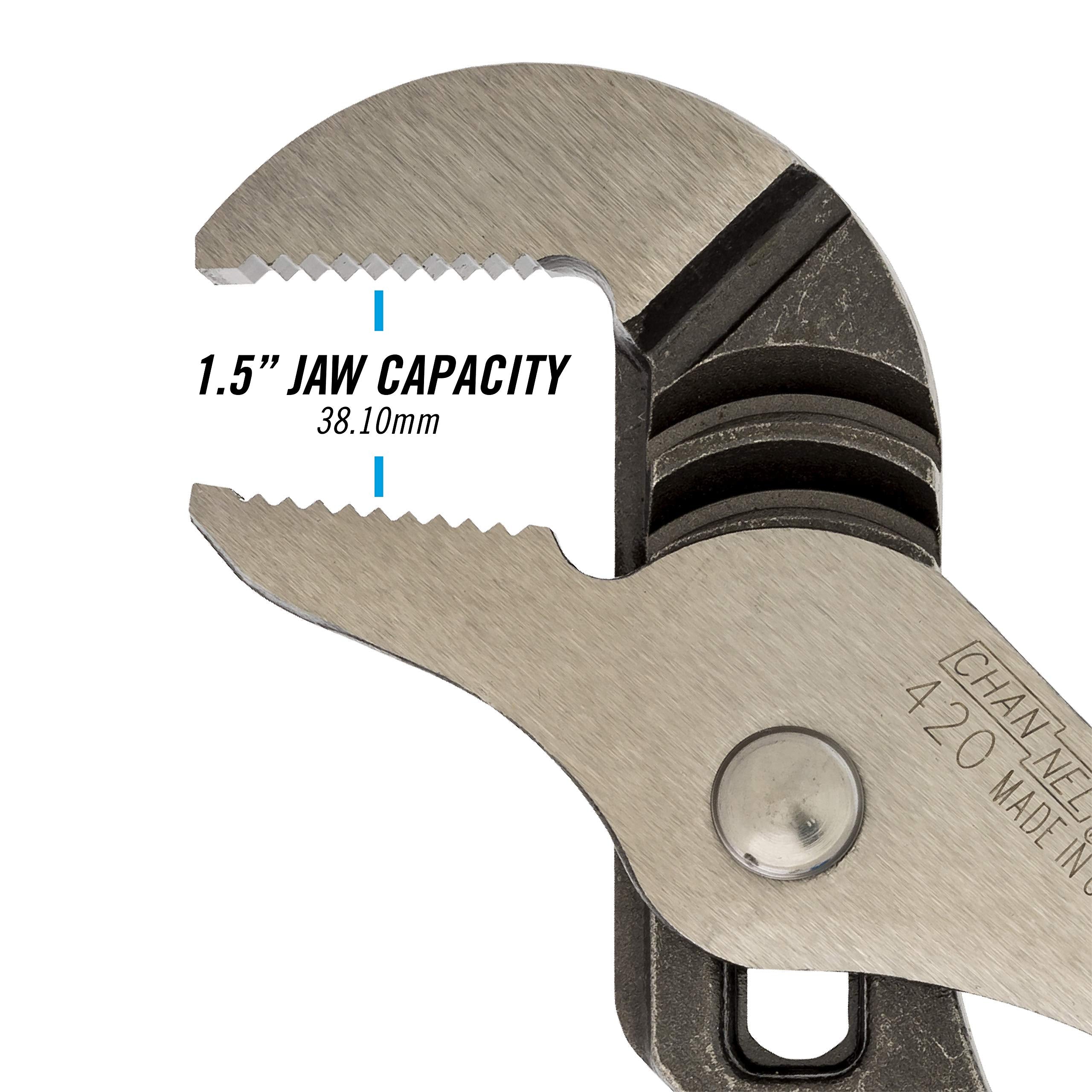 Channellock tongue-and-groove plier in use