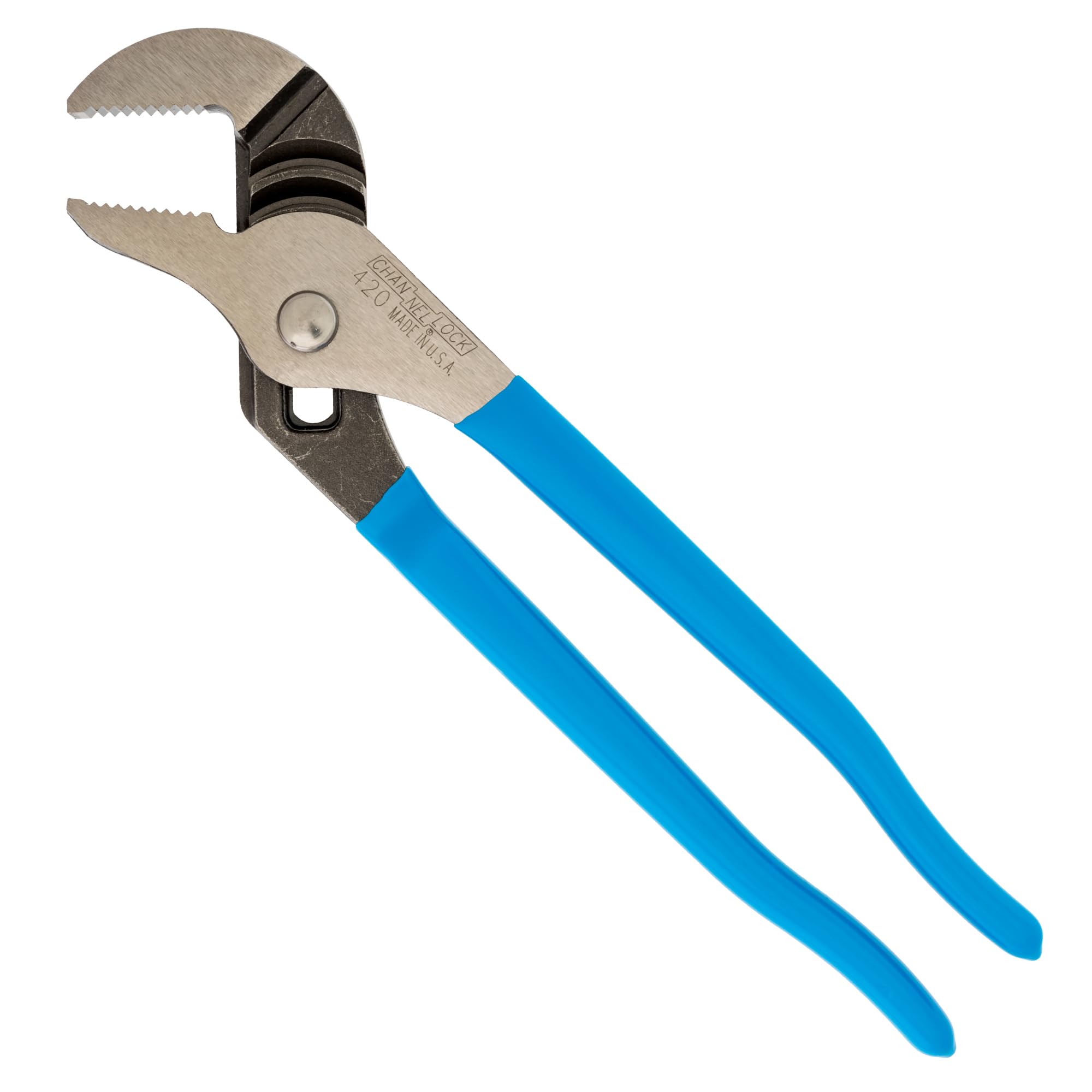 Channellock tongue and groove plier nine point five inch length for versatile gripping