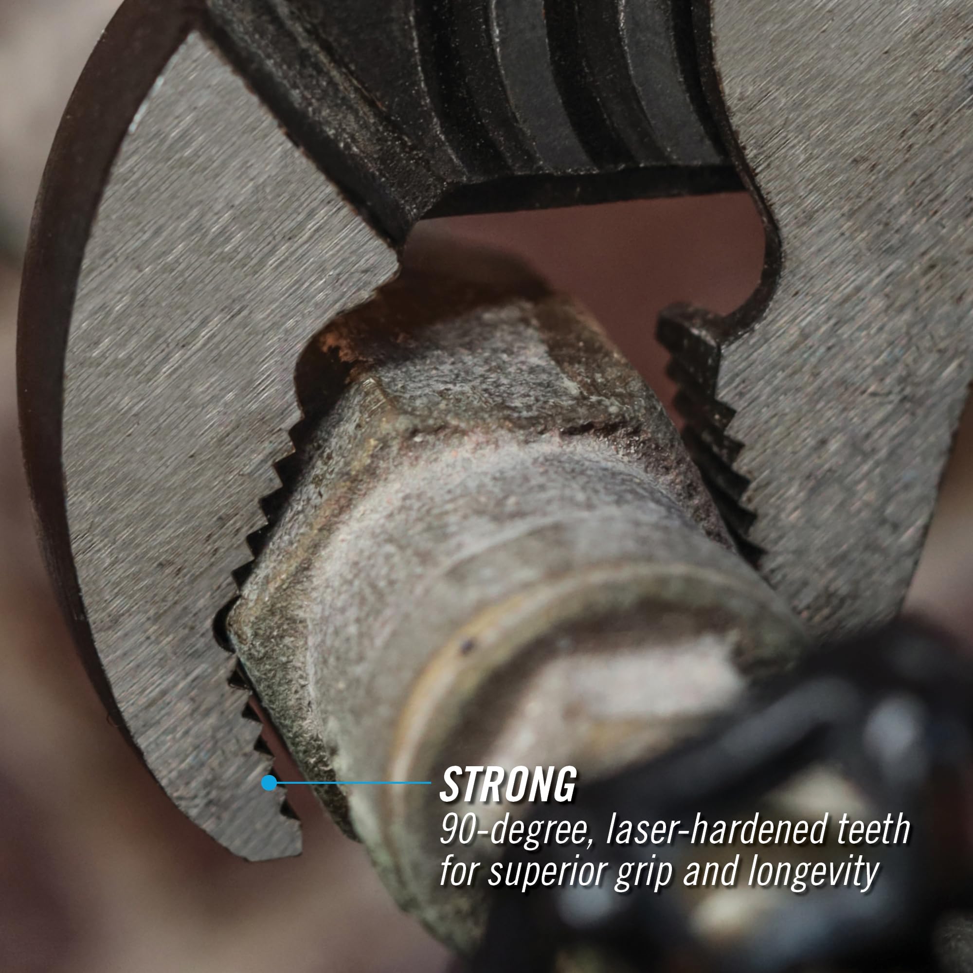 Channellock 442 with 7 jaw adjustments for precise gripping on multiple sizes.