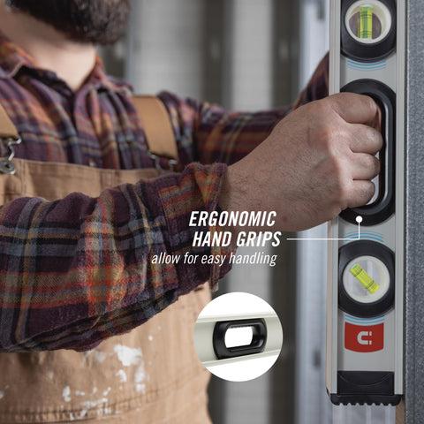 ChannelLock durable aluminum frame resists wear and tear on the job.