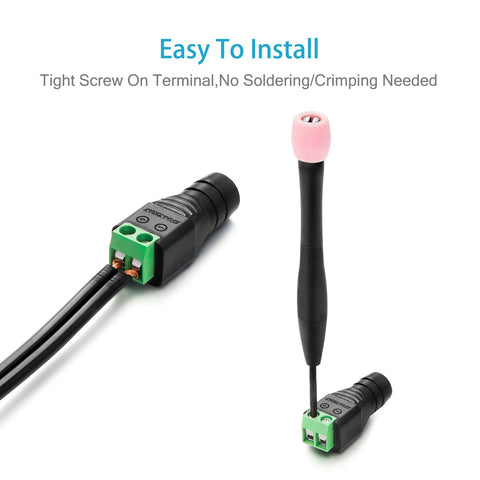 CHANZON compact power supply with clutter-free cable for neat installations