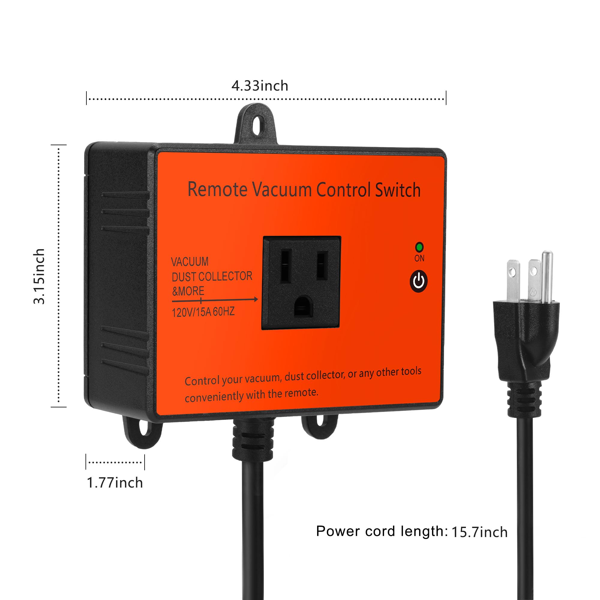 CHAOSEND compatible with vacuums, dust collectors, and saws for quick power control