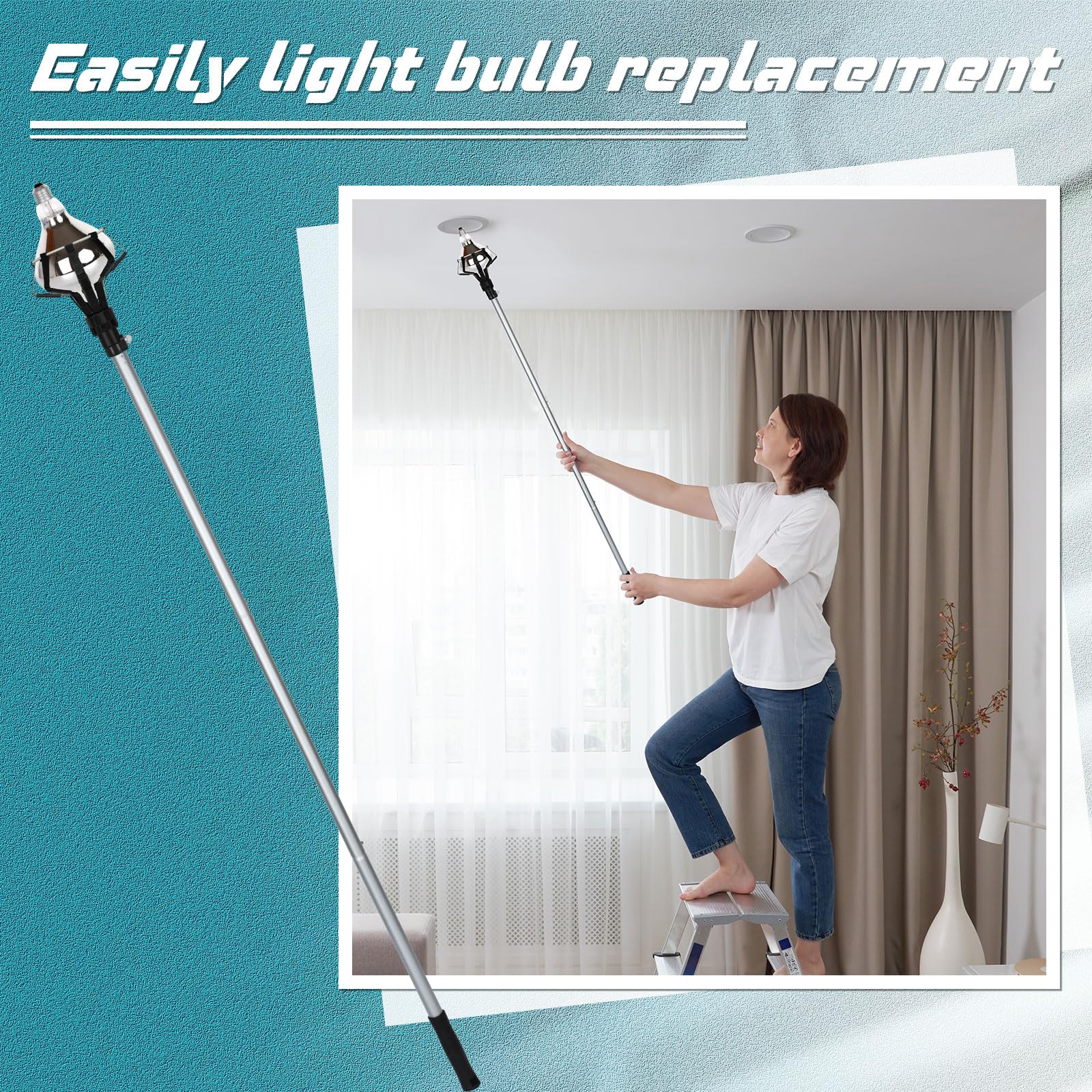 Chapou eight finger cages grip bulbs securely for versatile bulb shapes